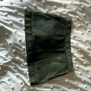 Never worn, nwot, Theory mini skirt, size 12, jean